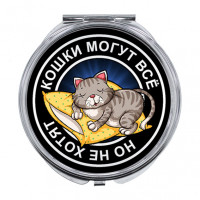 ZER-0115 Складное зеркало Кошки могут всё