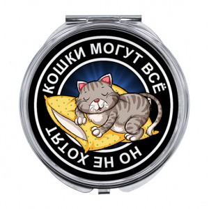 ZER-0115 Складное зеркало Кошки могут всё