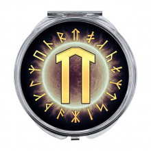 ZER-0583 Складное зеркало Славянские руны Ветер