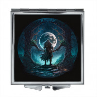 ZER2-0226 Складное зеркало квадратное Колдун