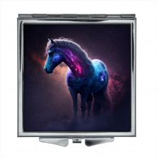 ZER2-0228 Складное зеркало квадратное Космический конь