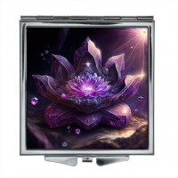 ZER2-0239 Складное зеркало квадратное Лотос