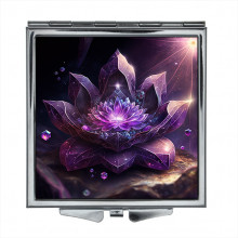 ZER2-0239 Складное зеркало квадратное Лотос
