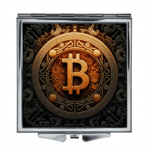 ZER2-0246 Складное зеркало квадратное Биткойн