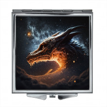 ZER2-0356 Складное зеркало квадратное Дракон
