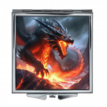 ZER2-0558 Складное зеркало квадратное Вулканический дракон