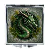 ZER2-0579 Складное зеркало квадратное Дракон