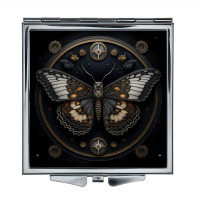 ZER2-0661 Складное зеркало квадратное Бабочка