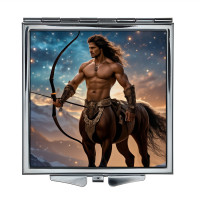 ZER2-0746 Складное зеркало квадратное Стрелец