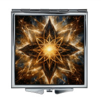 ZER2-0759 Складное зеркало квадратное Макрокосмос