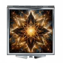 ZER2-0759 Складное зеркало квадратное Макрокосмос