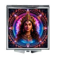 ZER2-0832 Складное зеркало квадратное Сарасвати