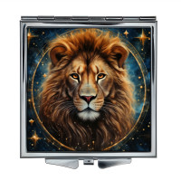 ZER2-0905 Складное зеркало квадратное Астрологический лев