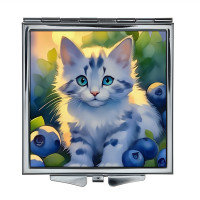 ZER2-0981 Складное зеркало квадратное Котёнок