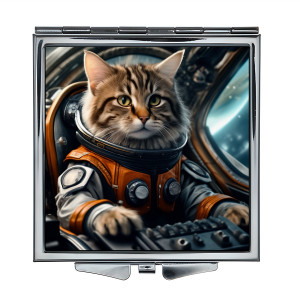 ZER2-1060 Складное зеркало квадратное Кот пилот