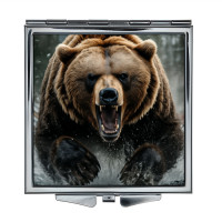 ZER2-1160 Складное зеркало квадратное Ярость медведя