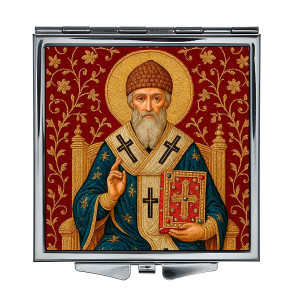 ZER2-1447 Складное зеркало квадратное Спиридон Тримифунтский